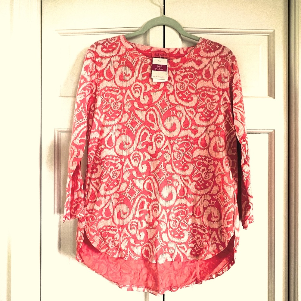 Fresh Produce Catalina Wanderer Top Sunset Coral